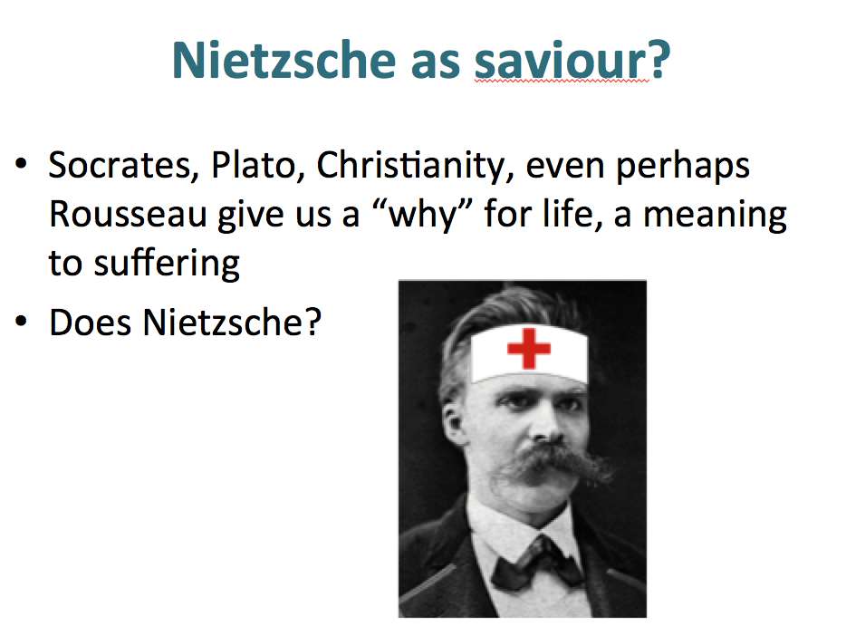 Nietzsche as saviour
