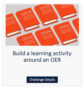 One of the challenges in our "Open for Learning" challenge bank