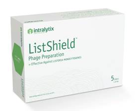 ListShield™ is an all-natural, non-chemical antimicrobial preparation for controlling the foodborne bacterial pathogen Listeria monocytogenes. Source: http://www.intralytix.com