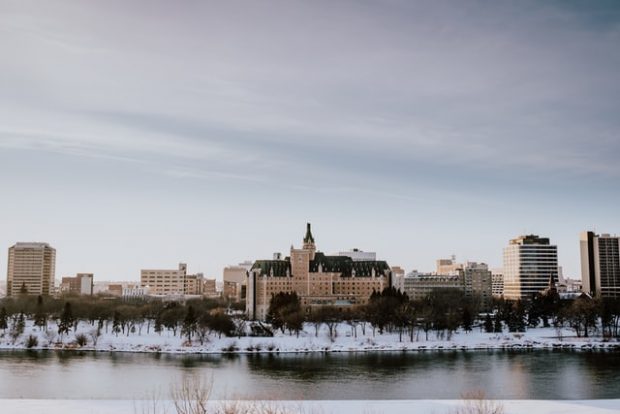 Saskatoon, Canada cityscape.