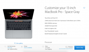 Apple Shopping Cart
