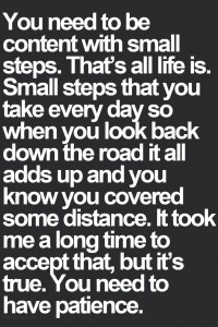small steps