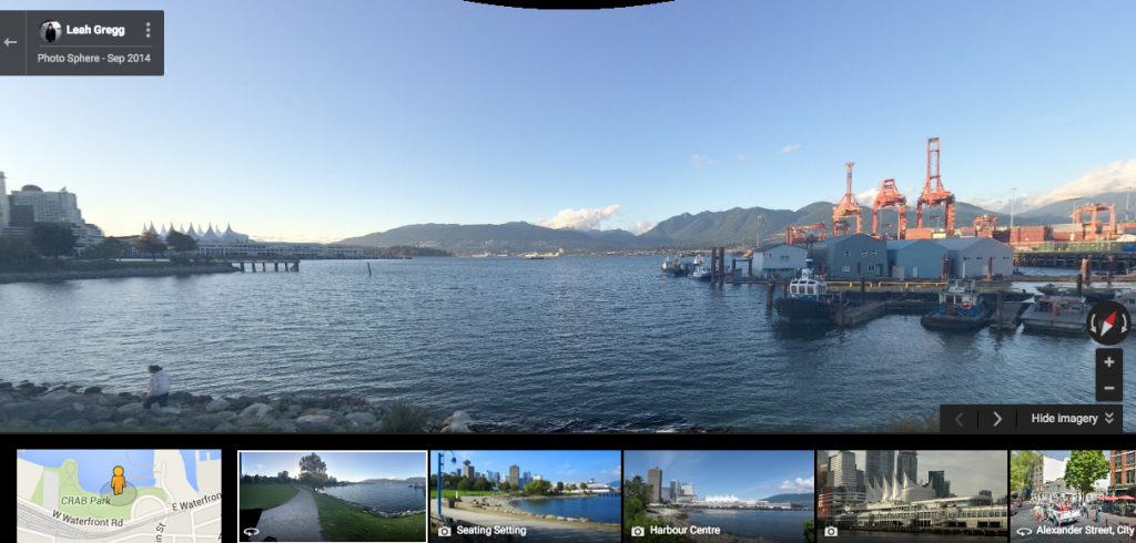 View of Burrard Inlet from the South Shore.