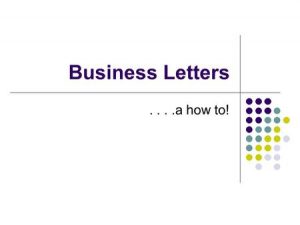 businessletter