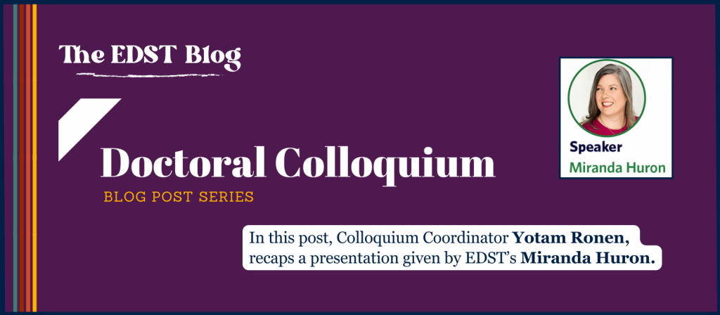 Doctoral Colloquium, Banner for Website - Miranda Huron