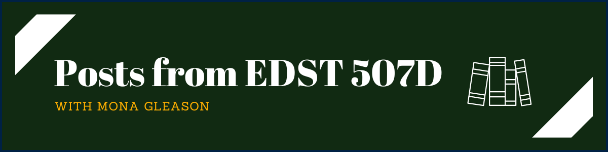 Posts from EDST 507D, Banner