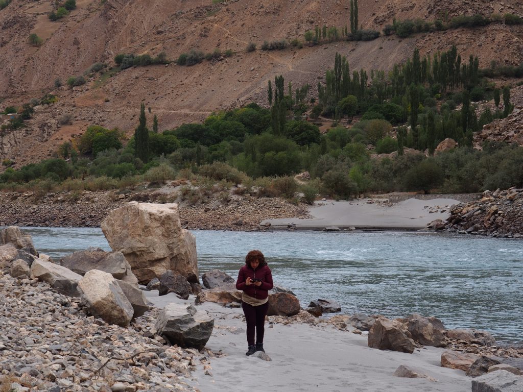 Geoscience in Tajikistan (photo D. Rodgers)