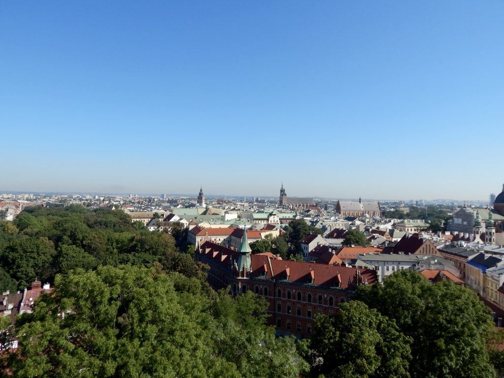 View of Krakow from Castle Tower