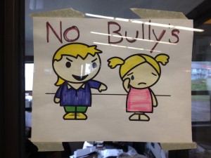 This was on the office door of the kindergarten in Kyuquot, B.C.