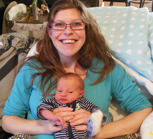 Jeannine and baby Harrison!