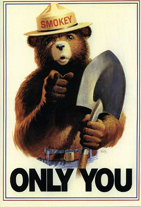 "Smokey3" by Forest Service, United States Department of Agriculture, in cooperation with the Association of State Foresters and the Advertising Council 