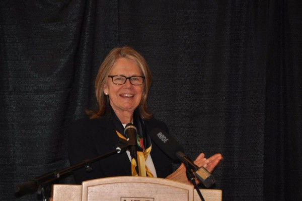 Deborah Buszard, Deputy Vice-Chancellor and Principal of the Okanagan campus, told the young students she had great expectations for them. “We know you are going to go out and make an enormous difference in this world.” 