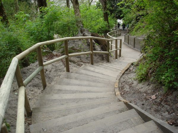 stairs to wreck beach