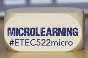 Week #6 – Microlearning