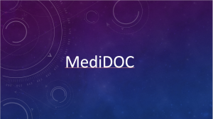 A3 Venture Pitch Project: MediDOC