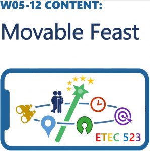 Weeks 5-12: A Movable Feast