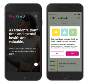 FirstYearU app and pitch
