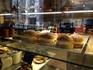 Buns in an Oslo bakery
