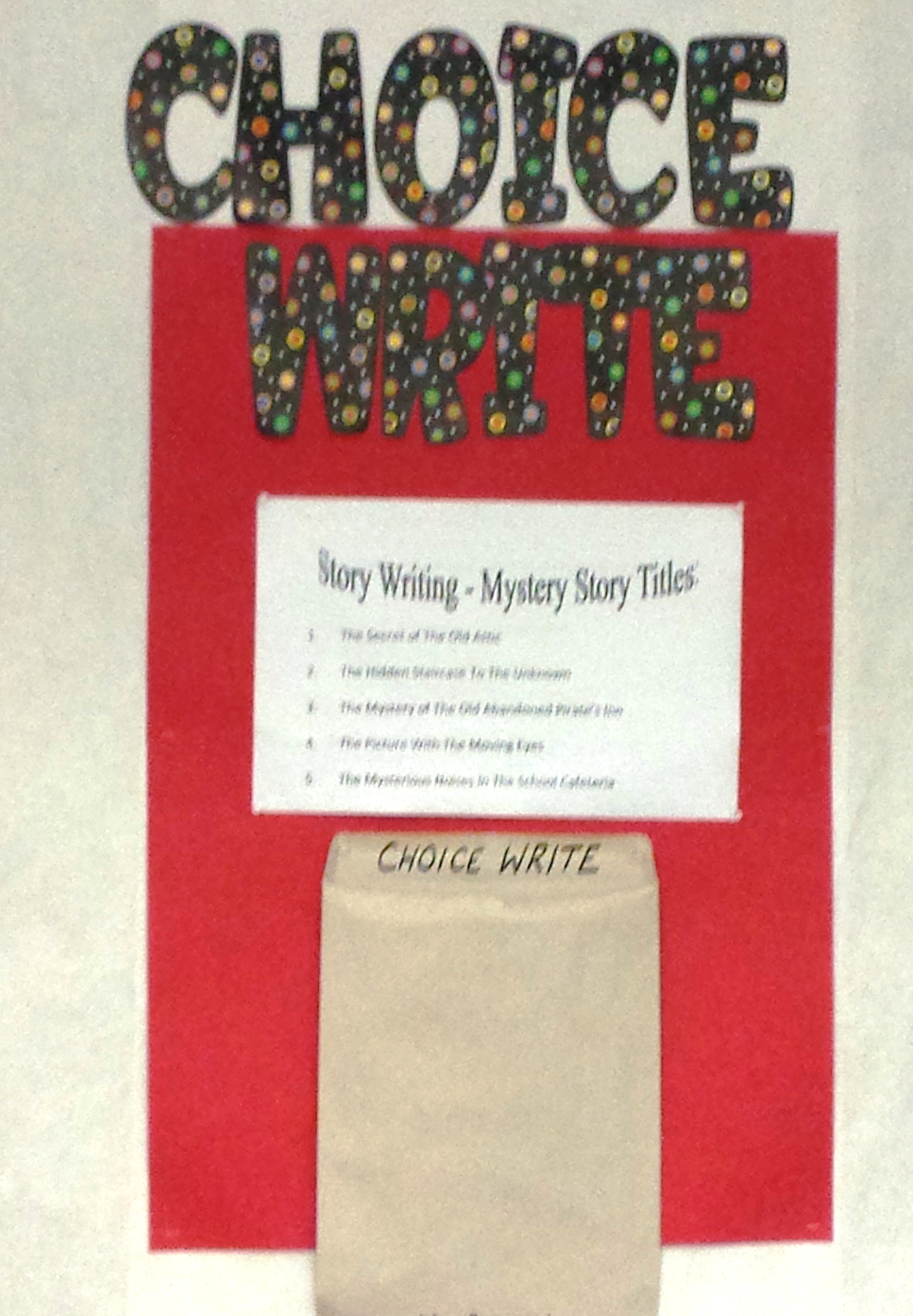 Teacher Directed Writing Experiential Teaching