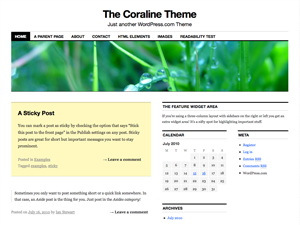 New theme added Coraline