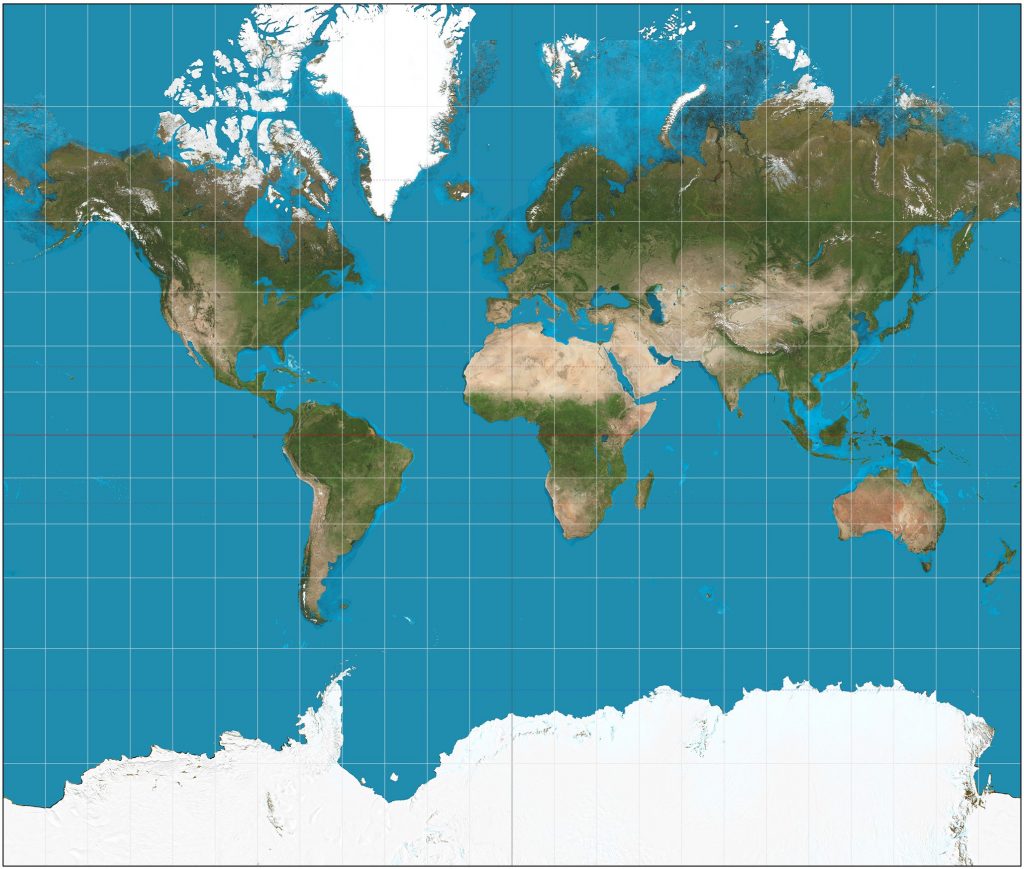 Lab 2: Map Distortion, Projection and Advantages of Landsat – ArcGIS 