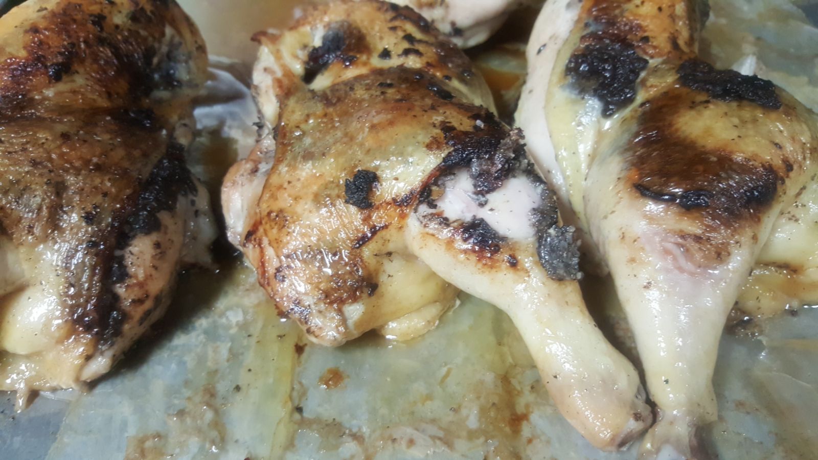 4 – Cooked Half Chicken – Gabriel The Raven