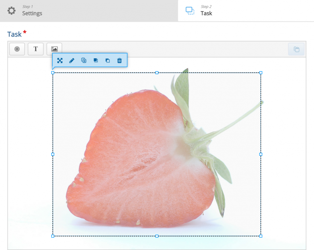 Drop Zone example for Strawberry