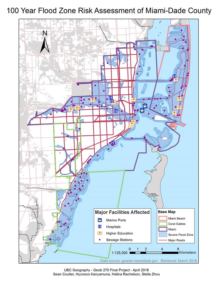 Miami Design District, FL Flood Factor®