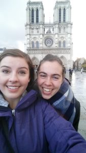 Notre Dame selfie