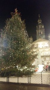 Glasgow outdoor Xmas tree