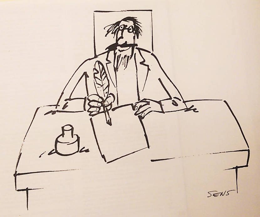 Al Sens self-portrait