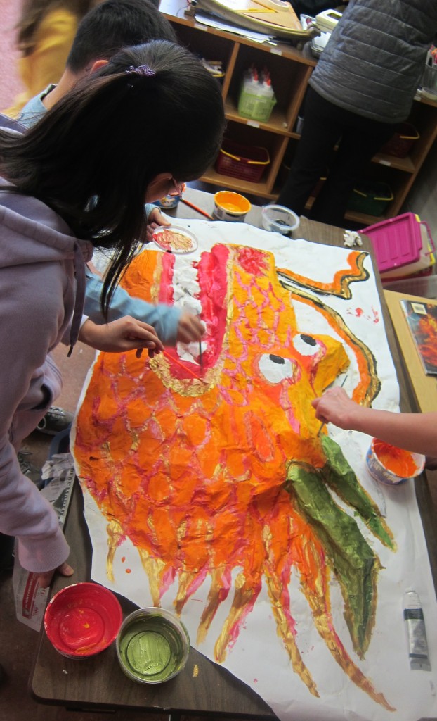 chinese dragon, grade 6/7 students
