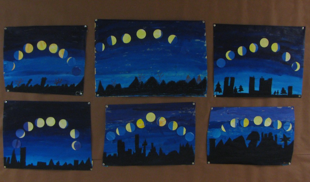 phases of the moon grade 3/4