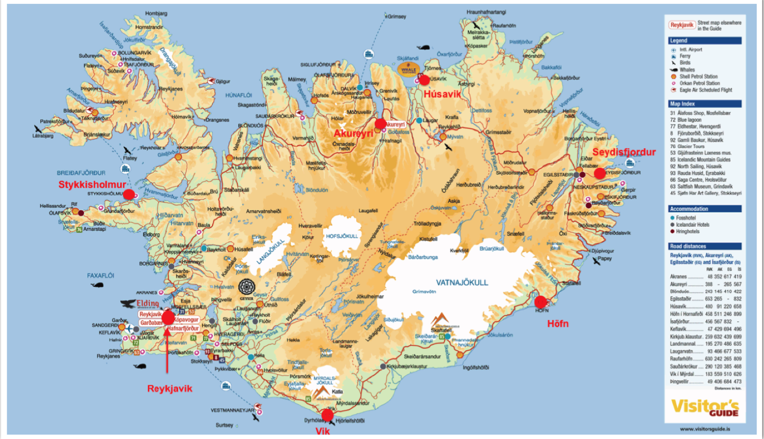Icelandic Map Isci 361
