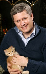 PM Harper Shows his Softer Side