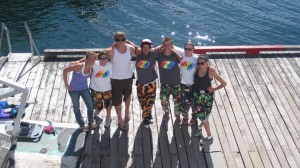 My crew of lifeguards at a summer camp for children aged 9-18 in Howe Sound, BC  