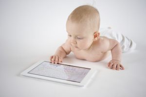 The evolution of generations. http://omgcutethings.com/wp-content/uploads/2015/04/babyipad.jpg