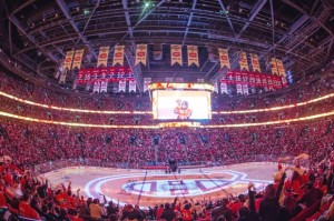 The Bell Centre, home to the Montreal Canadiens, has the largest capacity of any NHL arena (21,273) and has consistently sold out games since January 2004.