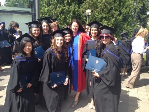 UBC Convocation 2014, with members of English 490 