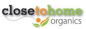The logo of close to home organics