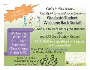 Oct 21 2015 Welcome Back Social Poster