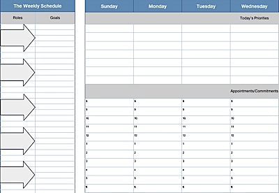 7 Habits Weekly Planner image