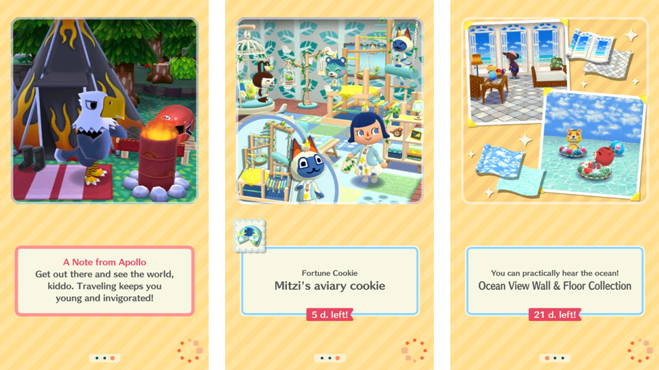 Animal Crossing Pocket Camp Loading Screens
