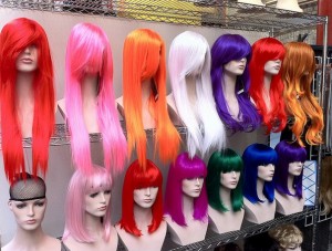 colorful wigs