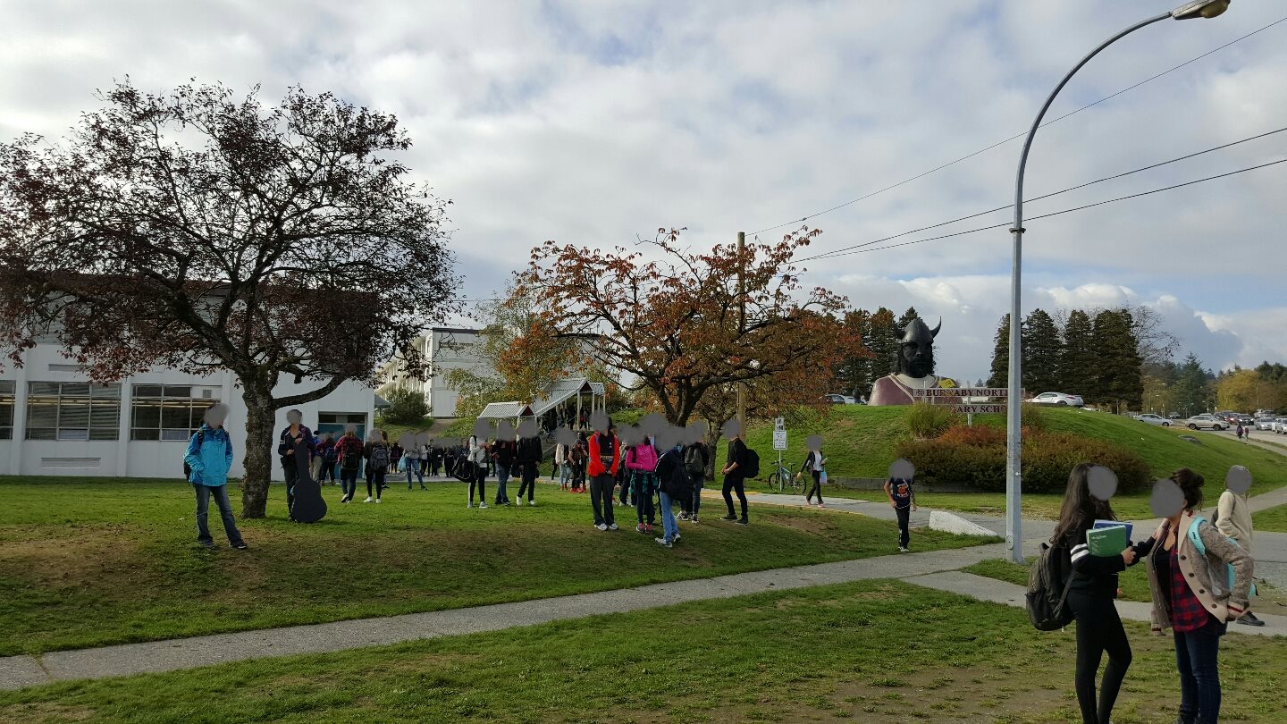 My second school visit Burnaby North Secondary School Ms. Trinh's