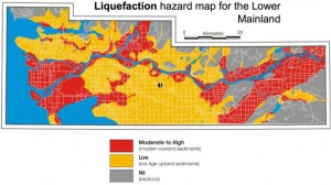 Question 1 liquefaction hazard map of vancouver