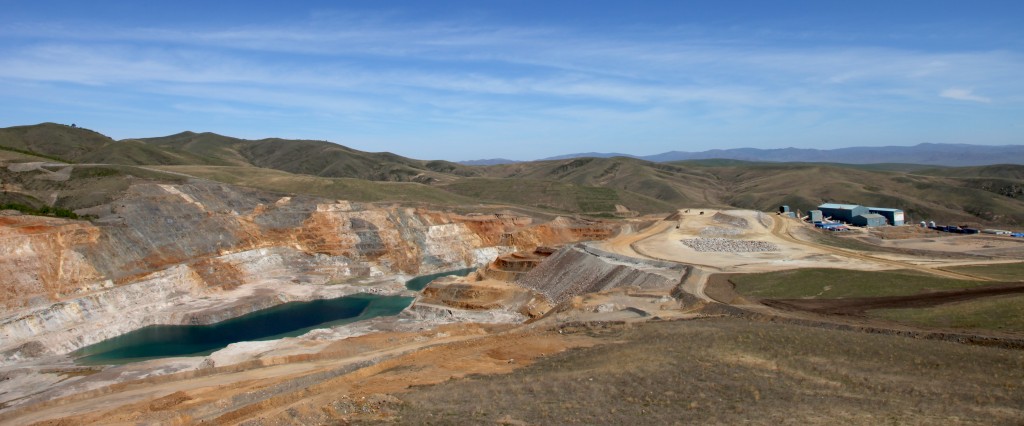 The Boroo gold Mine in 150km north of the nations capital was one of the first major international  and today is active participant in EITI reporting.  Photo: Christopher J. Carter