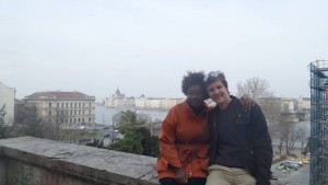 Me and Tiffany in Budapest