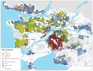 From Where to Where: Immigration Clusters in Vancouver | Cartography ...