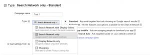 Search network - adwords